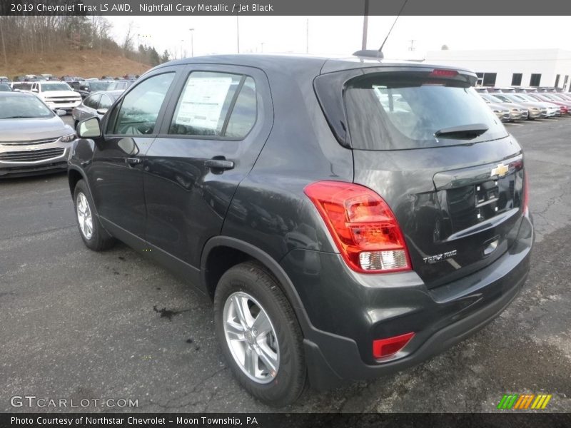 Nightfall Gray Metallic / Jet Black 2019 Chevrolet Trax LS AWD