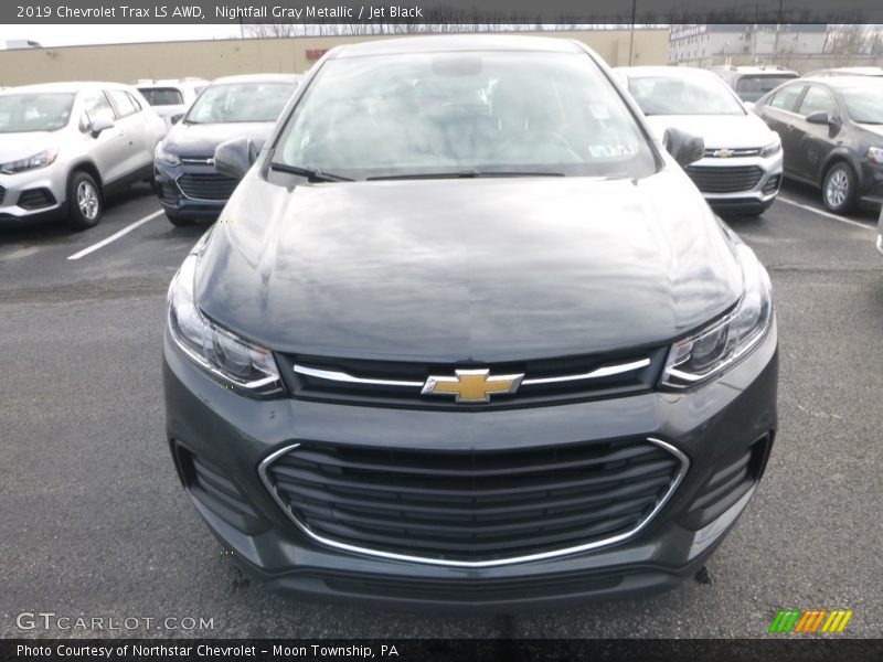 Nightfall Gray Metallic / Jet Black 2019 Chevrolet Trax LS AWD