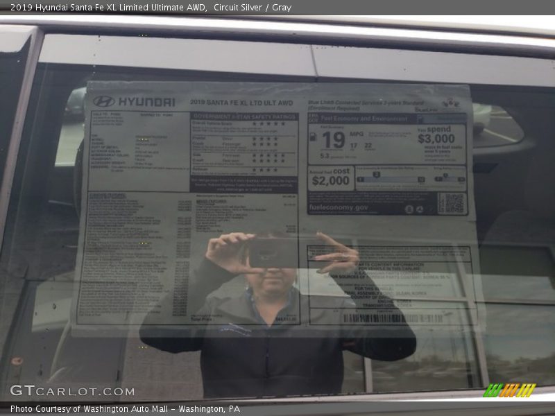Circuit Silver / Gray 2019 Hyundai Santa Fe XL Limited Ultimate AWD