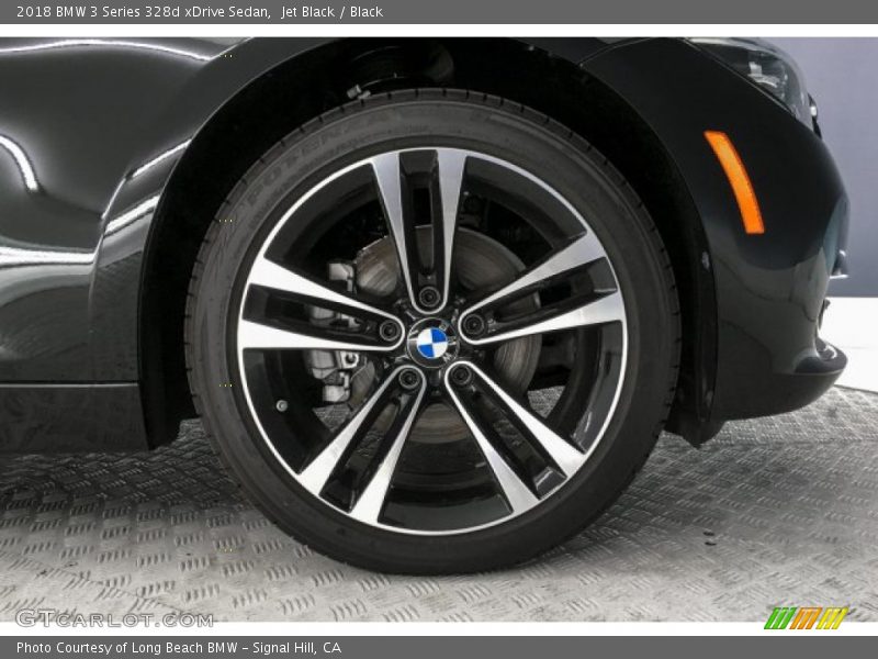 Jet Black / Black 2018 BMW 3 Series 328d xDrive Sedan