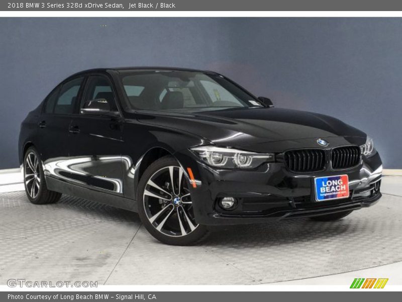 Jet Black / Black 2018 BMW 3 Series 328d xDrive Sedan