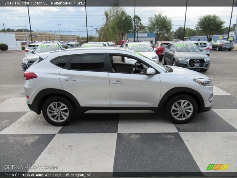 Molten Silver / Gray 2017 Hyundai Tucson SE