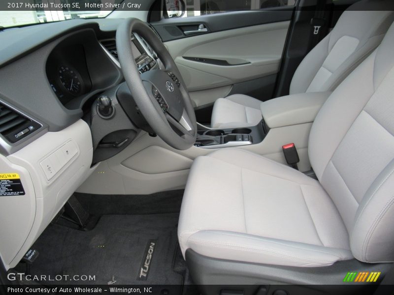 Molten Silver / Gray 2017 Hyundai Tucson SE