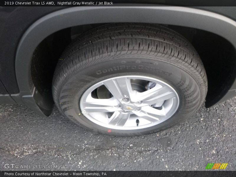 Nightfall Gray Metallic / Jet Black 2019 Chevrolet Trax LS AWD