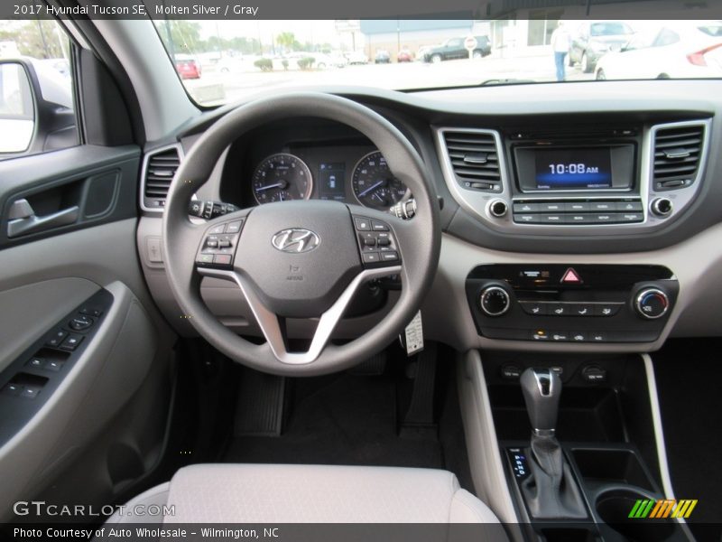 Molten Silver / Gray 2017 Hyundai Tucson SE