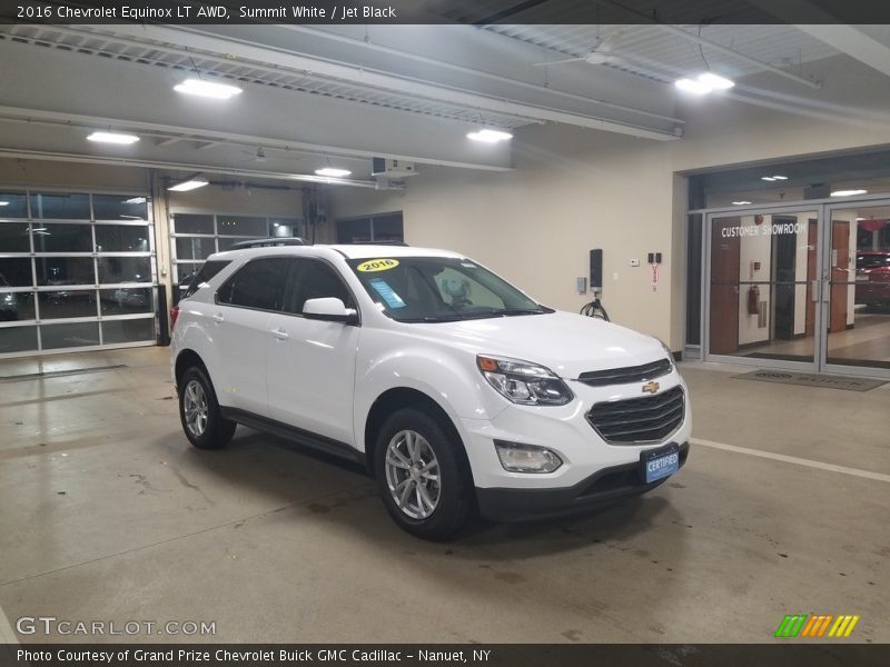 Summit White / Jet Black 2016 Chevrolet Equinox LT AWD