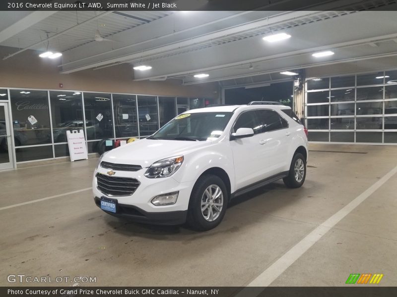 Summit White / Jet Black 2016 Chevrolet Equinox LT AWD