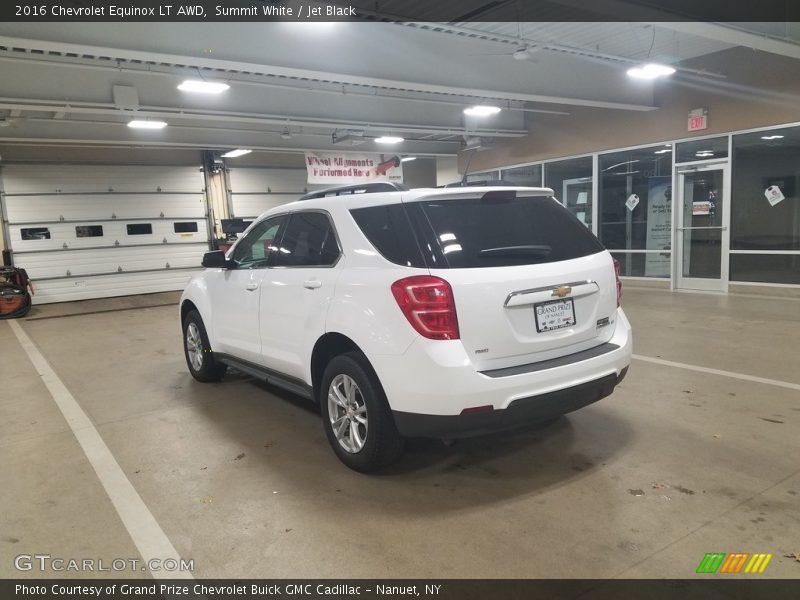Summit White / Jet Black 2016 Chevrolet Equinox LT AWD