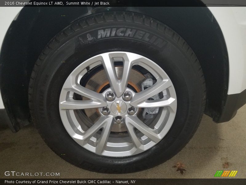 Summit White / Jet Black 2016 Chevrolet Equinox LT AWD