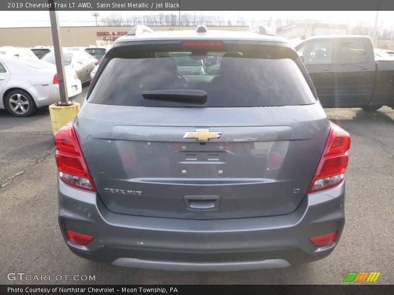 Satin Steel Metallic / Jet Black 2019 Chevrolet Trax LT AWD