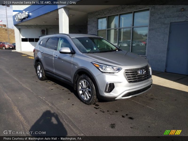 Iron Frost / Gray 2019 Hyundai Santa Fe XL SE AWD