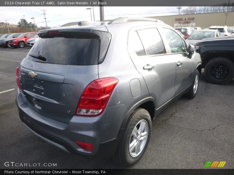 Satin Steel Metallic / Jet Black 2019 Chevrolet Trax LT AWD
