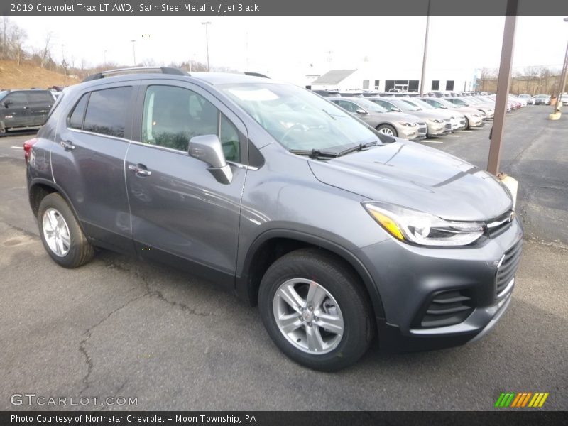 Satin Steel Metallic / Jet Black 2019 Chevrolet Trax LT AWD