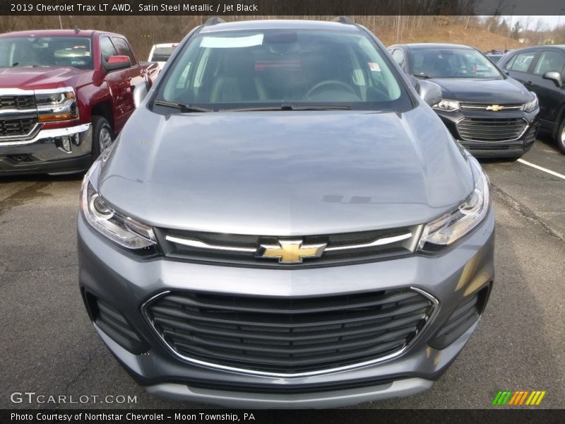 Satin Steel Metallic / Jet Black 2019 Chevrolet Trax LT AWD