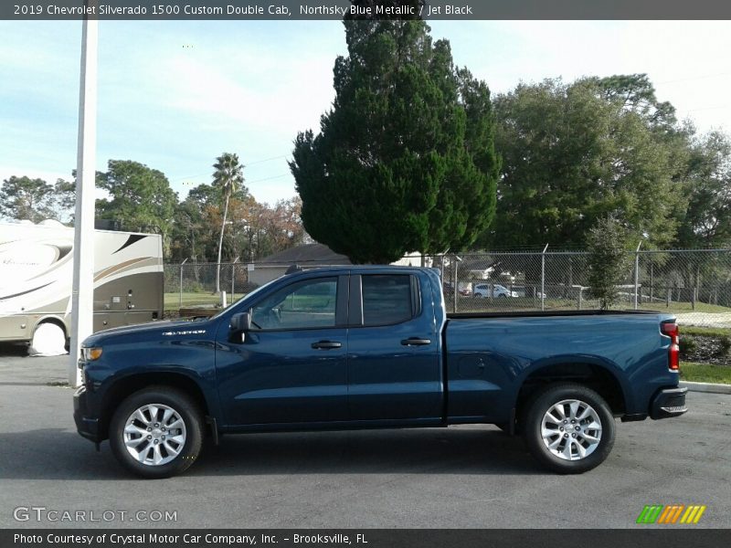  2019 Silverado 1500 Custom Double Cab Northsky Blue Metallic