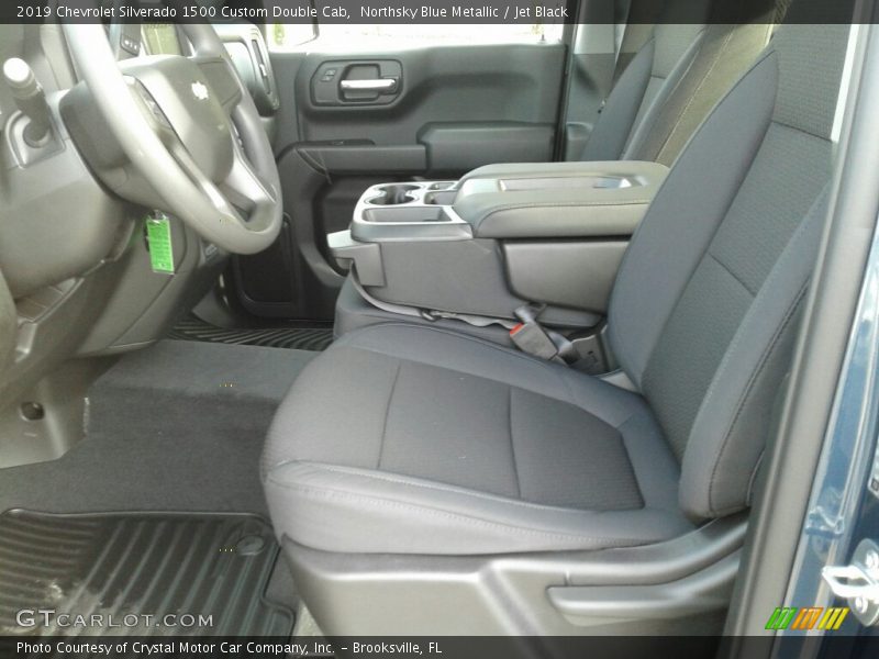  2019 Silverado 1500 Custom Double Cab Jet Black Interior