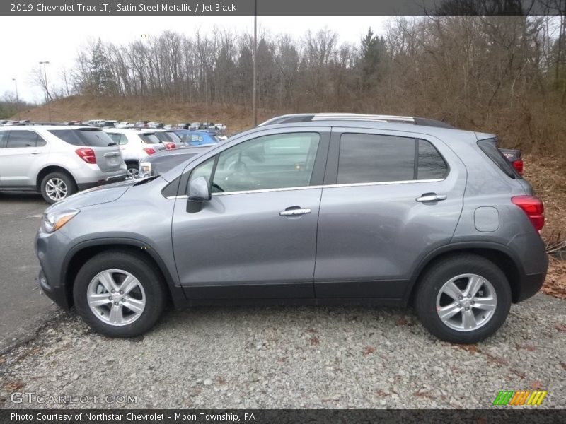 Satin Steel Metallic / Jet Black 2019 Chevrolet Trax LT