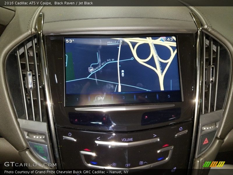 Navigation of 2016 ATS V Coupe