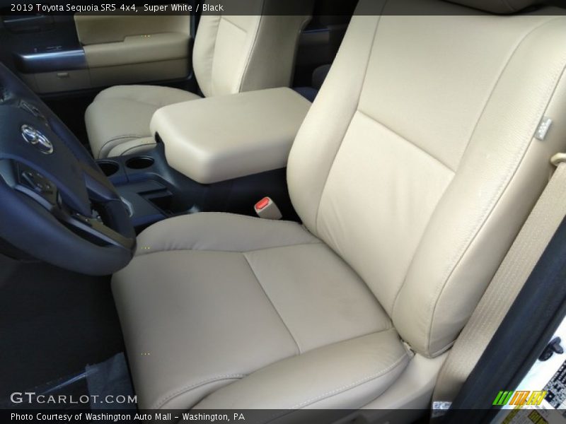 Front Seat of 2019 Sequoia SR5 4x4