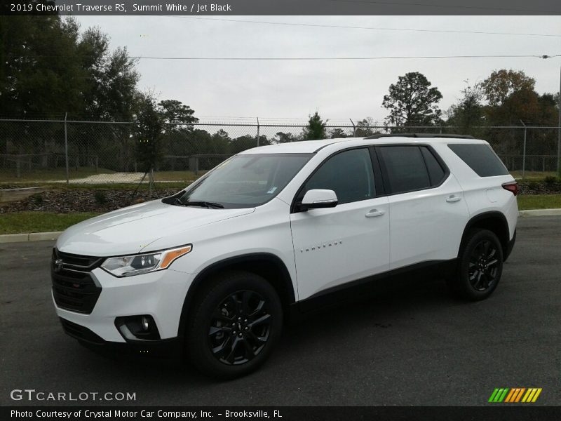 Summit White / Jet Black 2019 Chevrolet Traverse RS