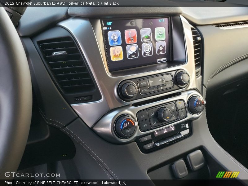 Silver Ice Metallic / Jet Black 2019 Chevrolet Suburban LS 4WD