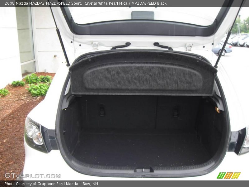 Crystal White Pearl Mica / MAZDASPEED Black 2008 Mazda MAZDA3 MAZDASPEED Sport