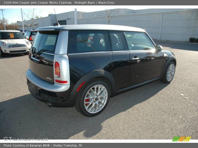 Midnight Black / Black/Grey 2009 Mini Cooper John Cooper Works Clubman