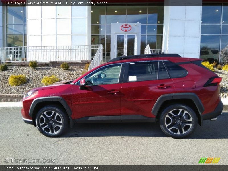 Ruby Flare Pearl / Mocha 2019 Toyota RAV4 Adventure AWD
