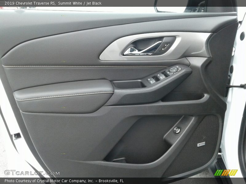 Summit White / Jet Black 2019 Chevrolet Traverse RS