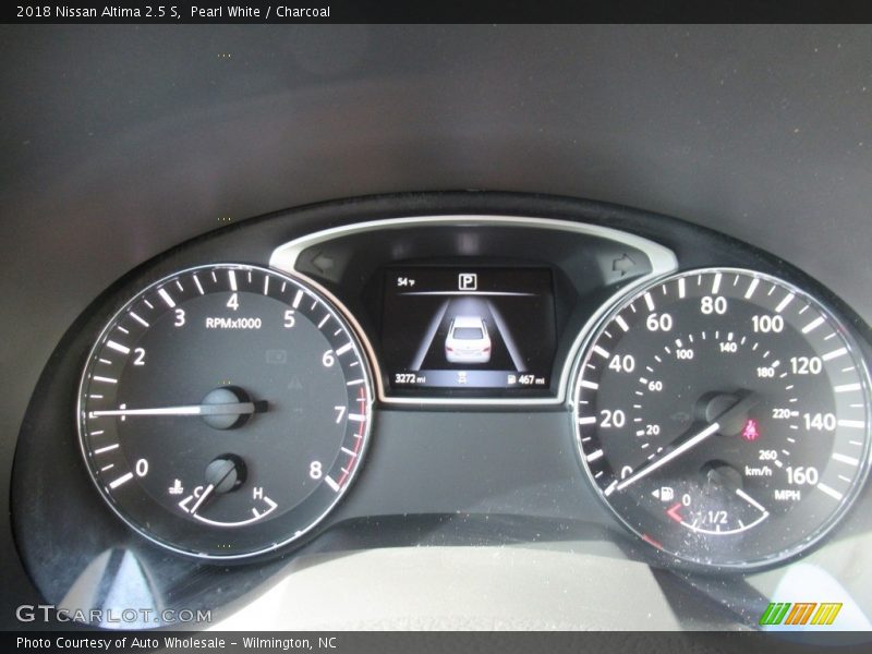 Pearl White / Charcoal 2018 Nissan Altima 2.5 S