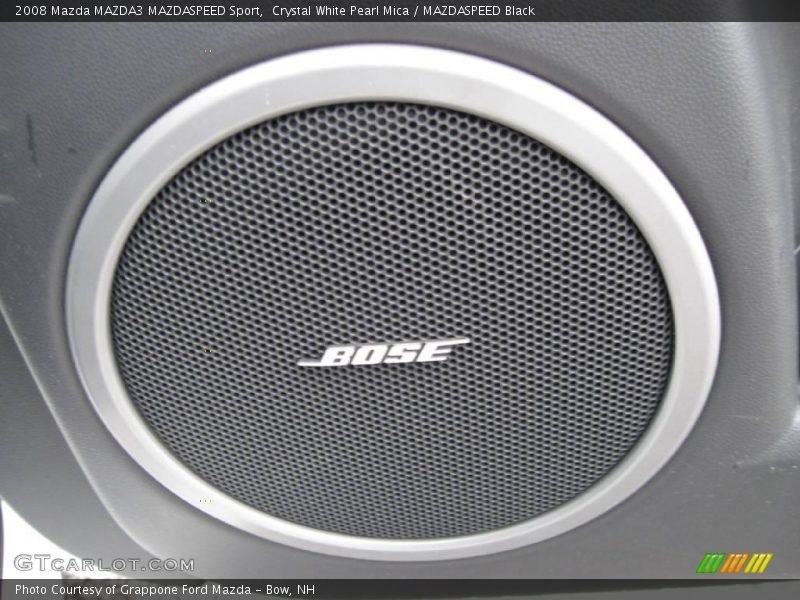 Crystal White Pearl Mica / MAZDASPEED Black 2008 Mazda MAZDA3 MAZDASPEED Sport