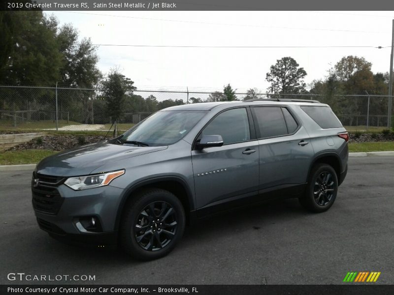Satin Steel Metallic / Jet Black 2019 Chevrolet Traverse RS