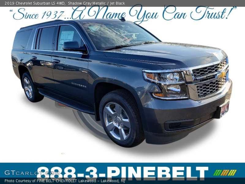 Shadow Gray Metallic / Jet Black 2019 Chevrolet Suburban LS 4WD