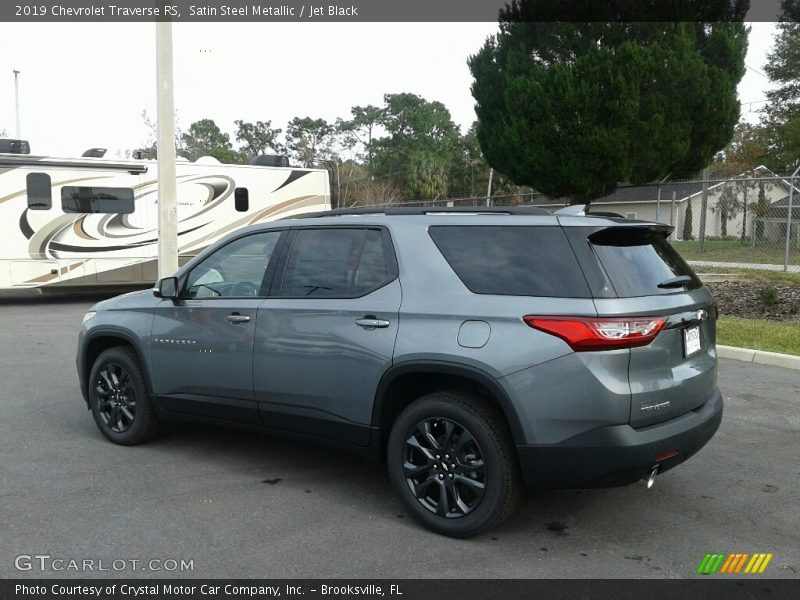 Satin Steel Metallic / Jet Black 2019 Chevrolet Traverse RS