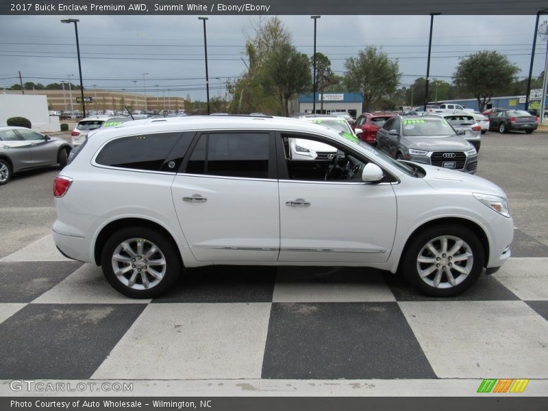 Summit White / Ebony/Ebony 2017 Buick Enclave Premium AWD