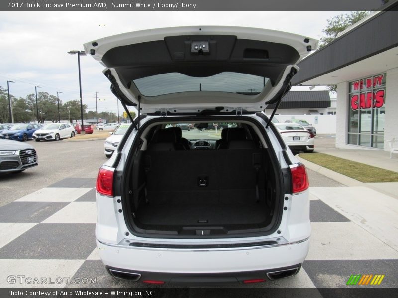 Summit White / Ebony/Ebony 2017 Buick Enclave Premium AWD
