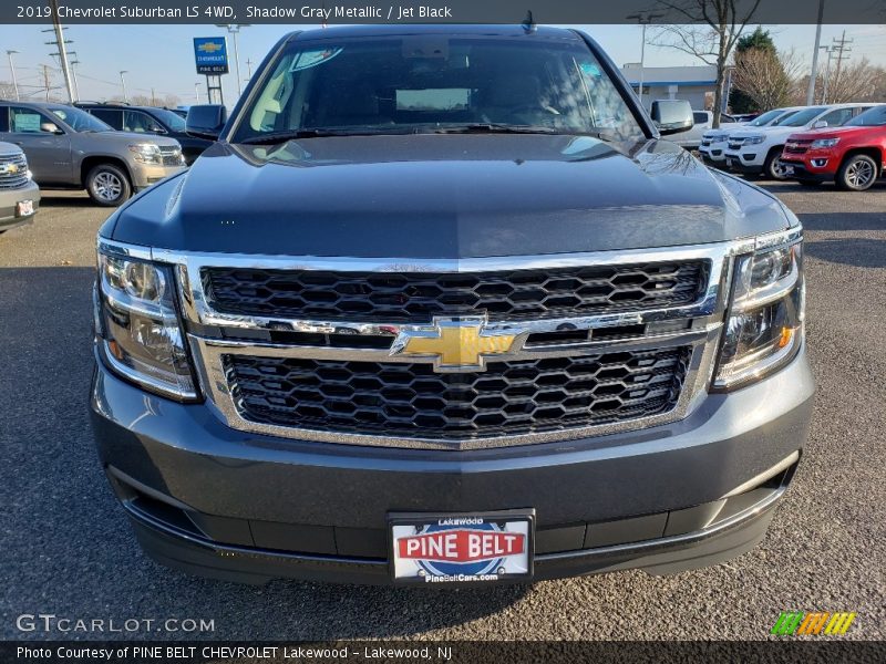 Shadow Gray Metallic / Jet Black 2019 Chevrolet Suburban LS 4WD