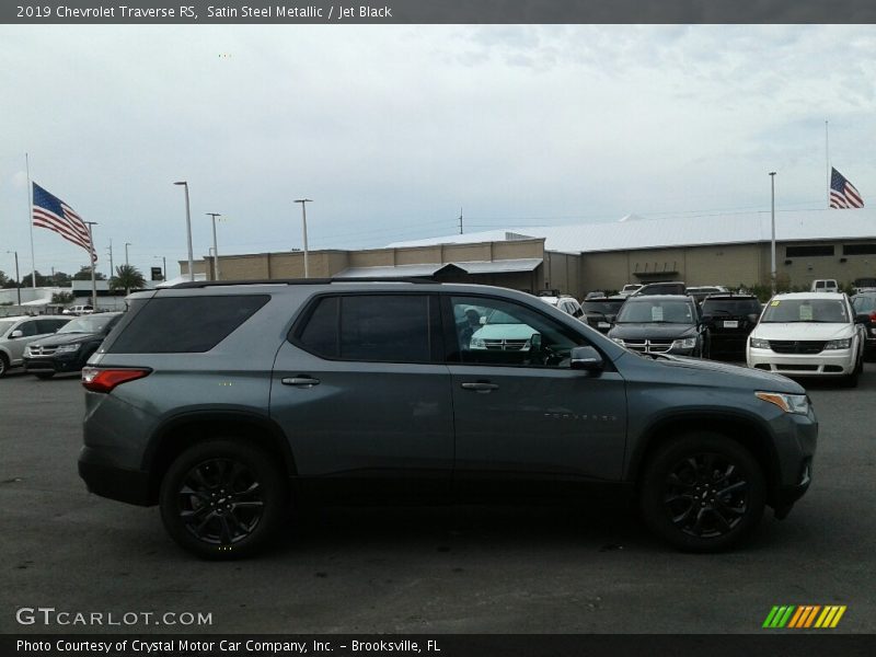 Satin Steel Metallic / Jet Black 2019 Chevrolet Traverse RS