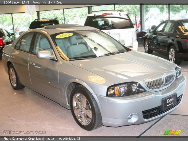 Pewter Metallic / Grey 2006 Lincoln LS V8