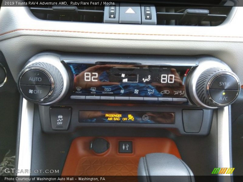 Controls of 2019 RAV4 Adventure AWD