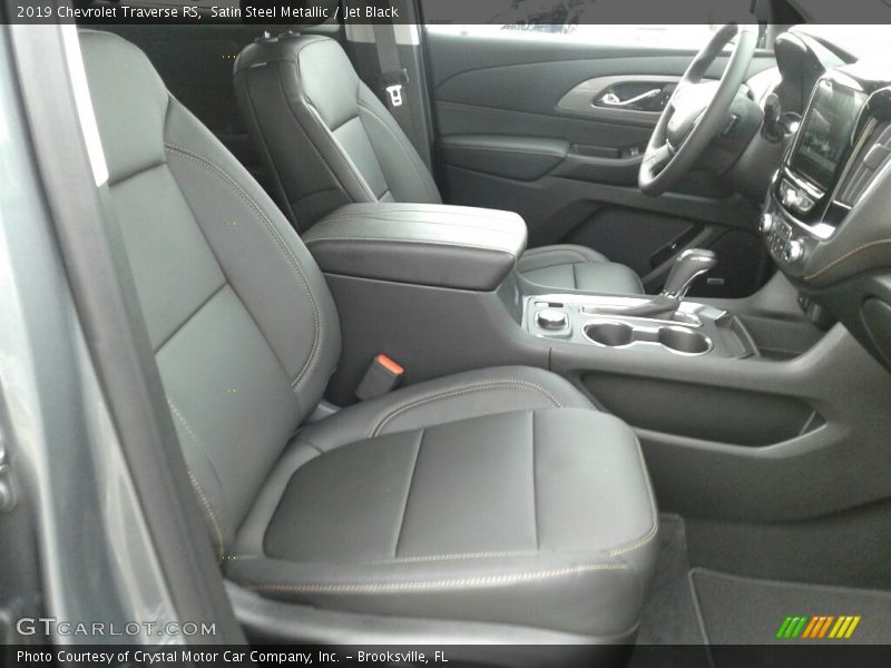 Satin Steel Metallic / Jet Black 2019 Chevrolet Traverse RS