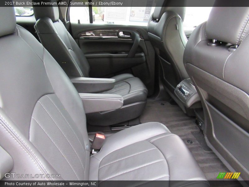Summit White / Ebony/Ebony 2017 Buick Enclave Premium AWD