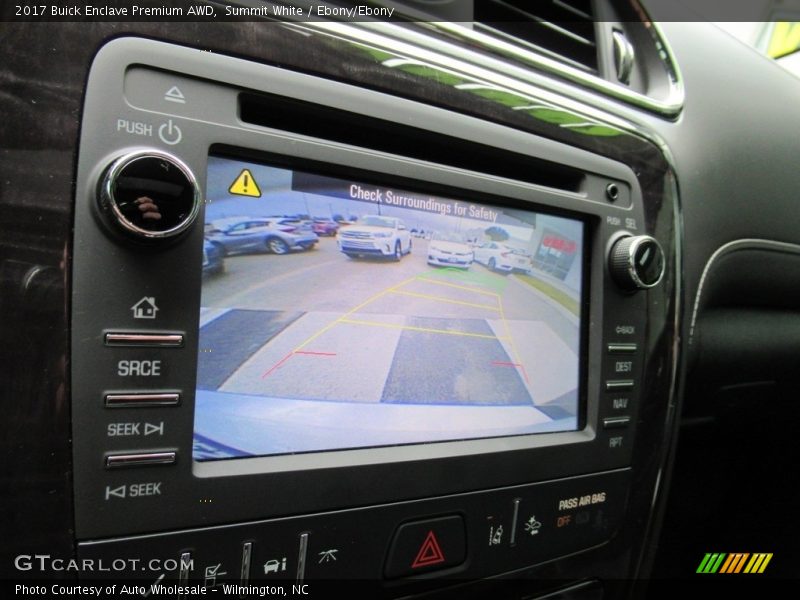 Summit White / Ebony/Ebony 2017 Buick Enclave Premium AWD