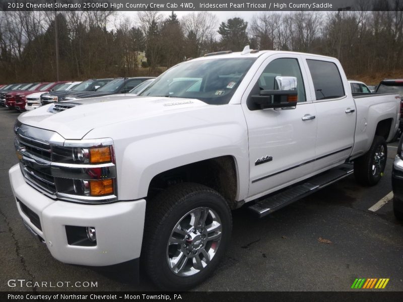 Iridescent Pearl Tricoat / High Country Saddle 2019 Chevrolet Silverado 2500HD High Country Crew Cab 4WD