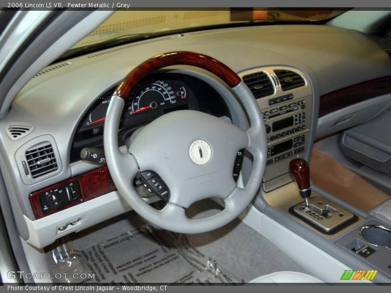 Pewter Metallic / Grey 2006 Lincoln LS V8