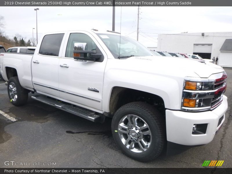 Iridescent Pearl Tricoat / High Country Saddle 2019 Chevrolet Silverado 2500HD High Country Crew Cab 4WD