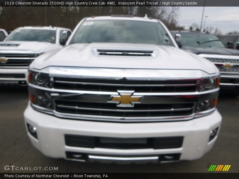Iridescent Pearl Tricoat / High Country Saddle 2019 Chevrolet Silverado 2500HD High Country Crew Cab 4WD