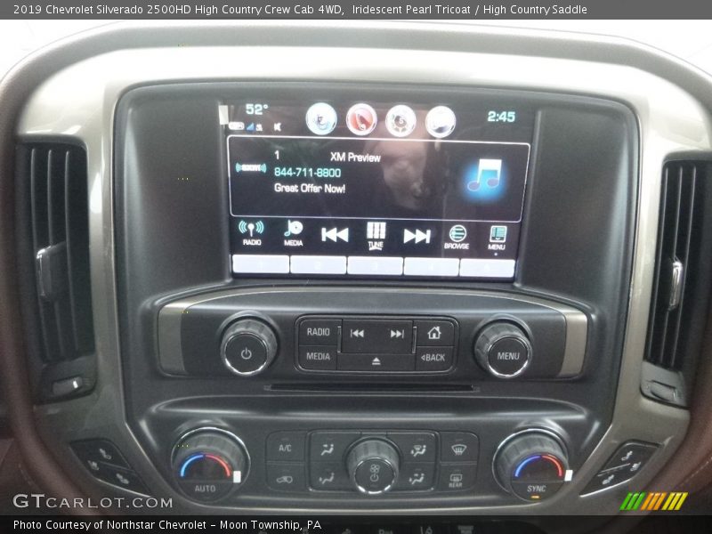 Iridescent Pearl Tricoat / High Country Saddle 2019 Chevrolet Silverado 2500HD High Country Crew Cab 4WD