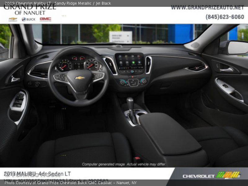 Sandy Ridge Metallic / Jet Black 2019 Chevrolet Malibu LT