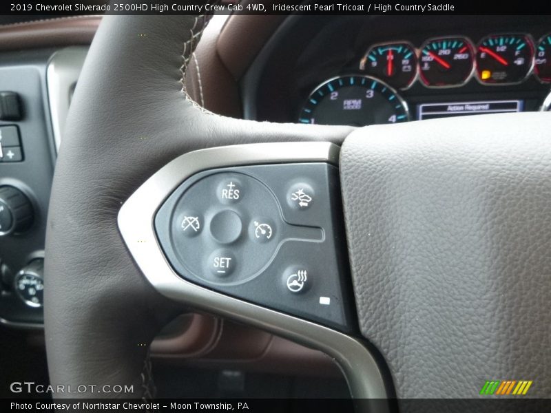 Iridescent Pearl Tricoat / High Country Saddle 2019 Chevrolet Silverado 2500HD High Country Crew Cab 4WD